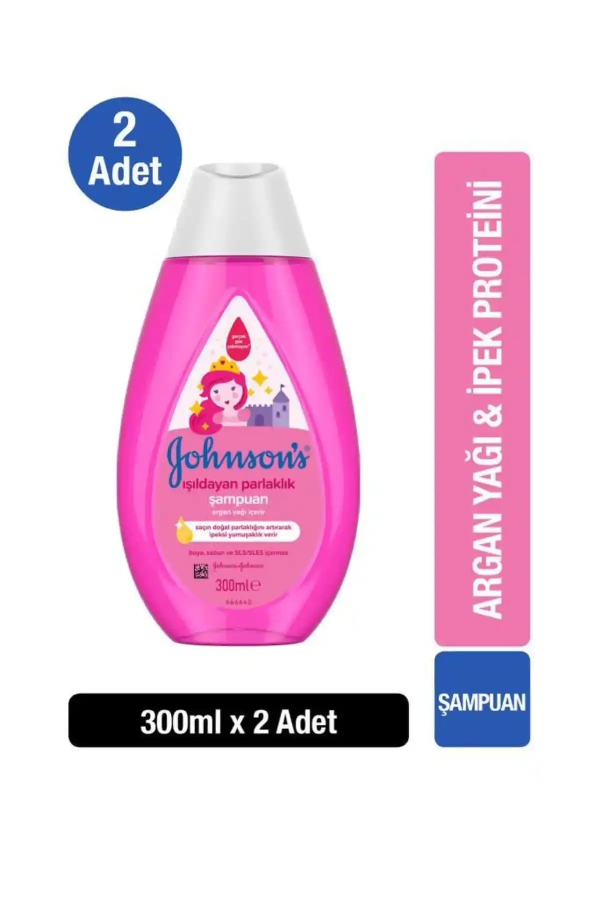 Johnson's Işıldayan Parlaklık Serisi Şampuan: Evde Pratik İkili 300 ml Seti ve Işıltı