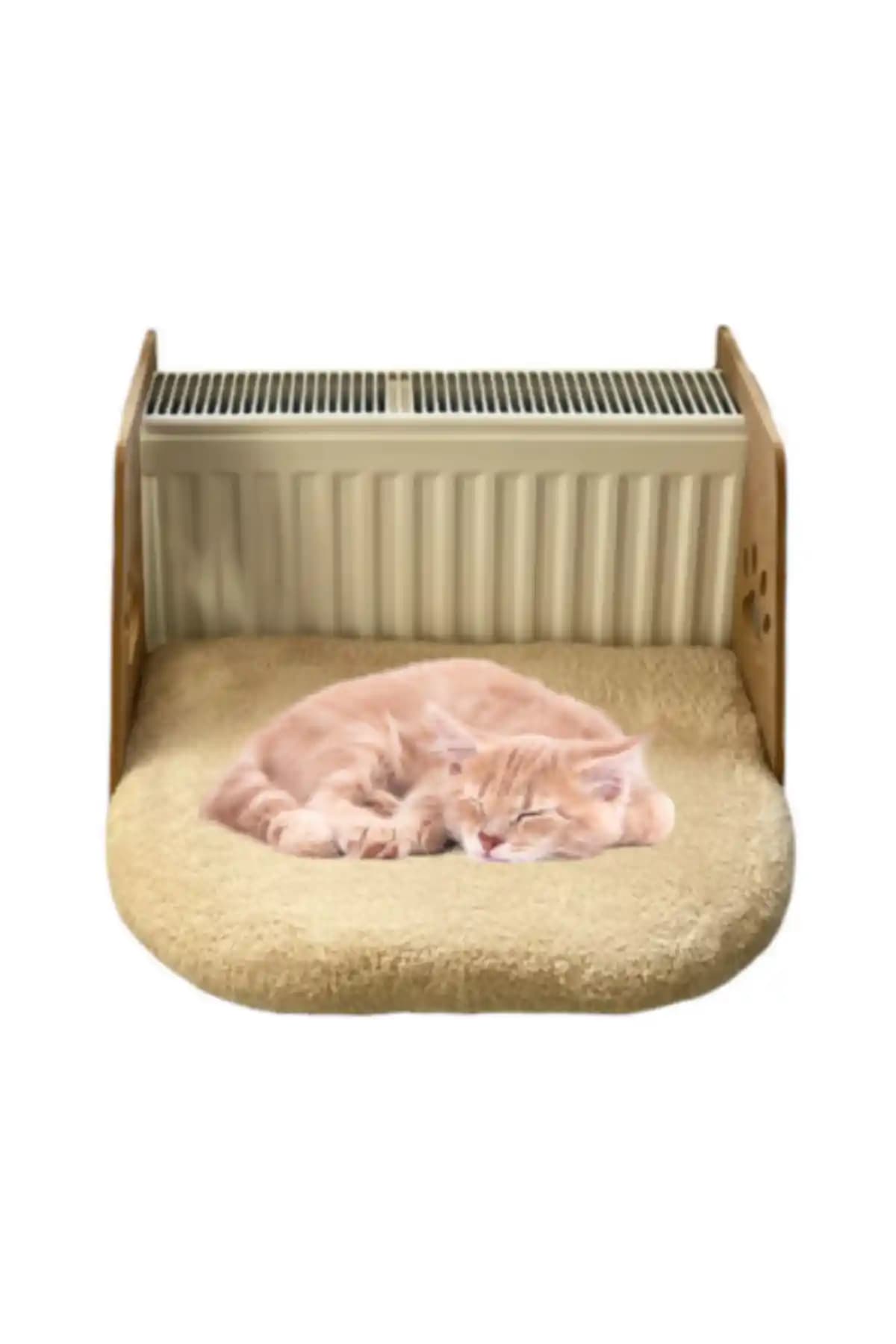 Kalorifer Peteğine Kolay Asılan Kedi Yatağı Peluş: Sıcak ve Rahat Dinlenme Noktası