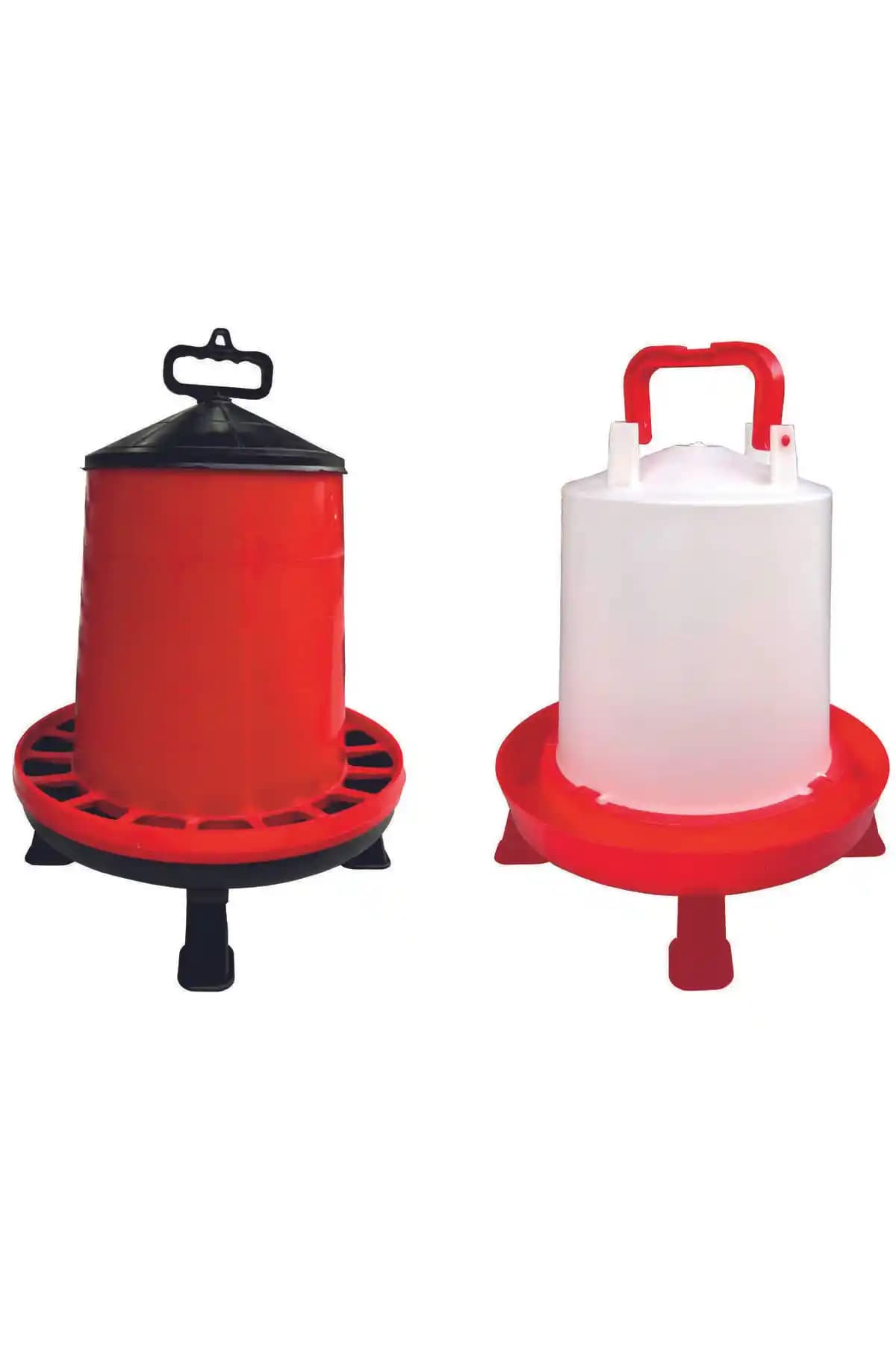 Kanatlı Hayvanlar için 15 kg Yemlik ve 12 L Suluk Sistemi – Modüler ve Hijyenik Tasarım