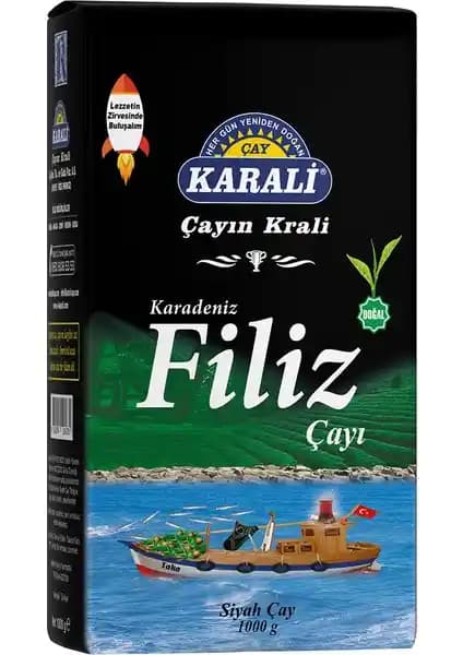 Karali Karadeniz Filiz Dökme Çay 1 kg: Doğu Karadeniz kökenli dengeli siyah çay