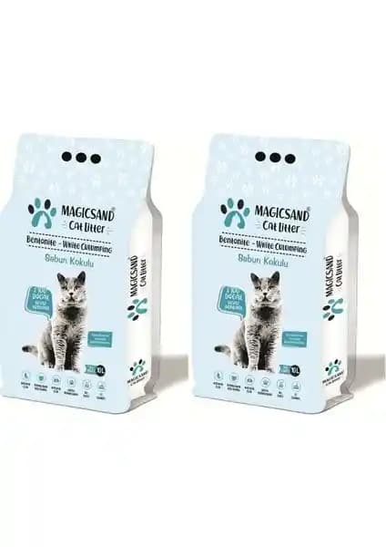Kedi Kumu: Marsilya Sabunu Kokulu İnce Magicsand ile Hızlı Topaklaşma ve Koku Kontrolü