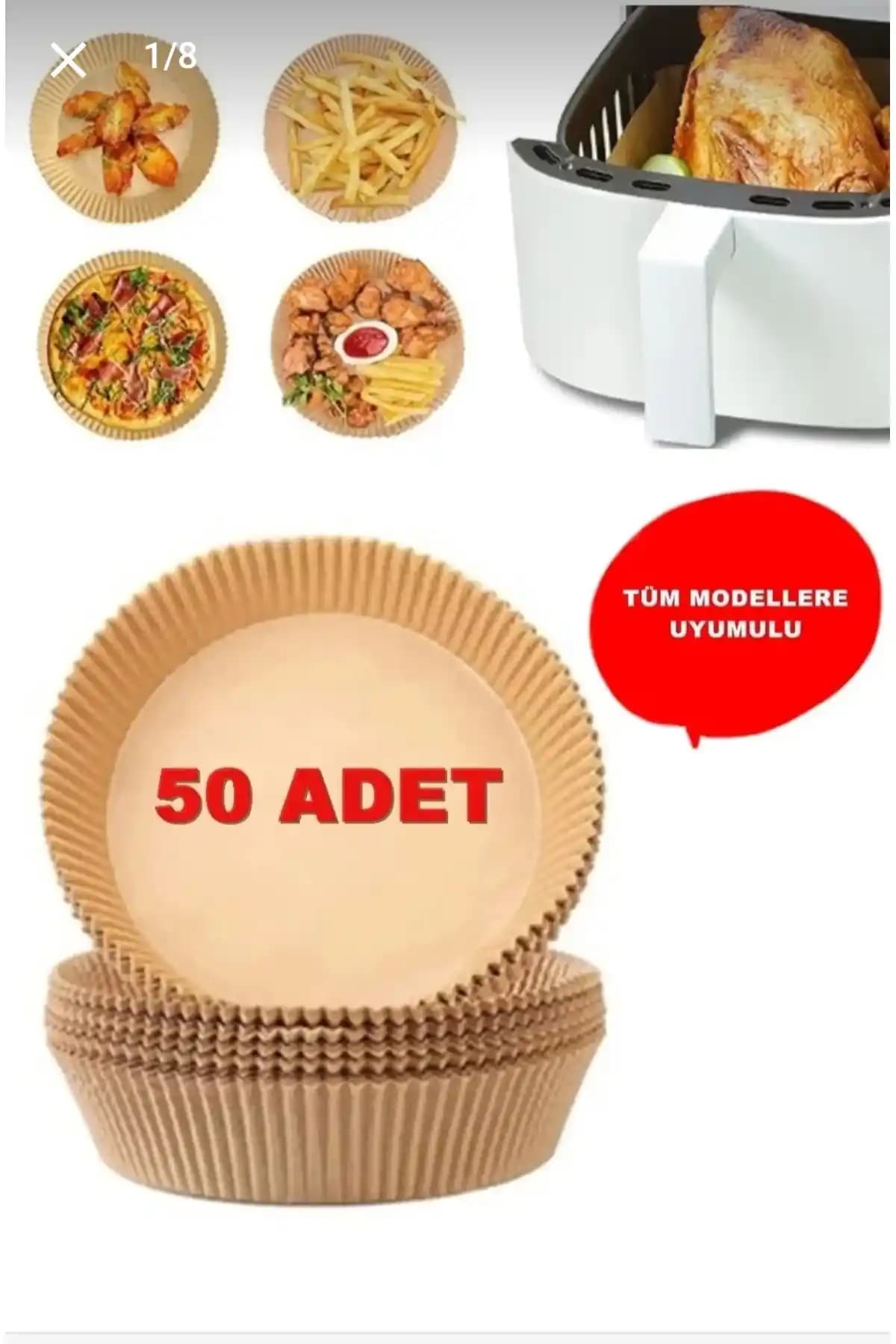 Kendinden Yağlı Pişirme Kağıdı Seti 100 Yaprak 30x40 cm — Fırın ve Airfryer İçin Uyumlu