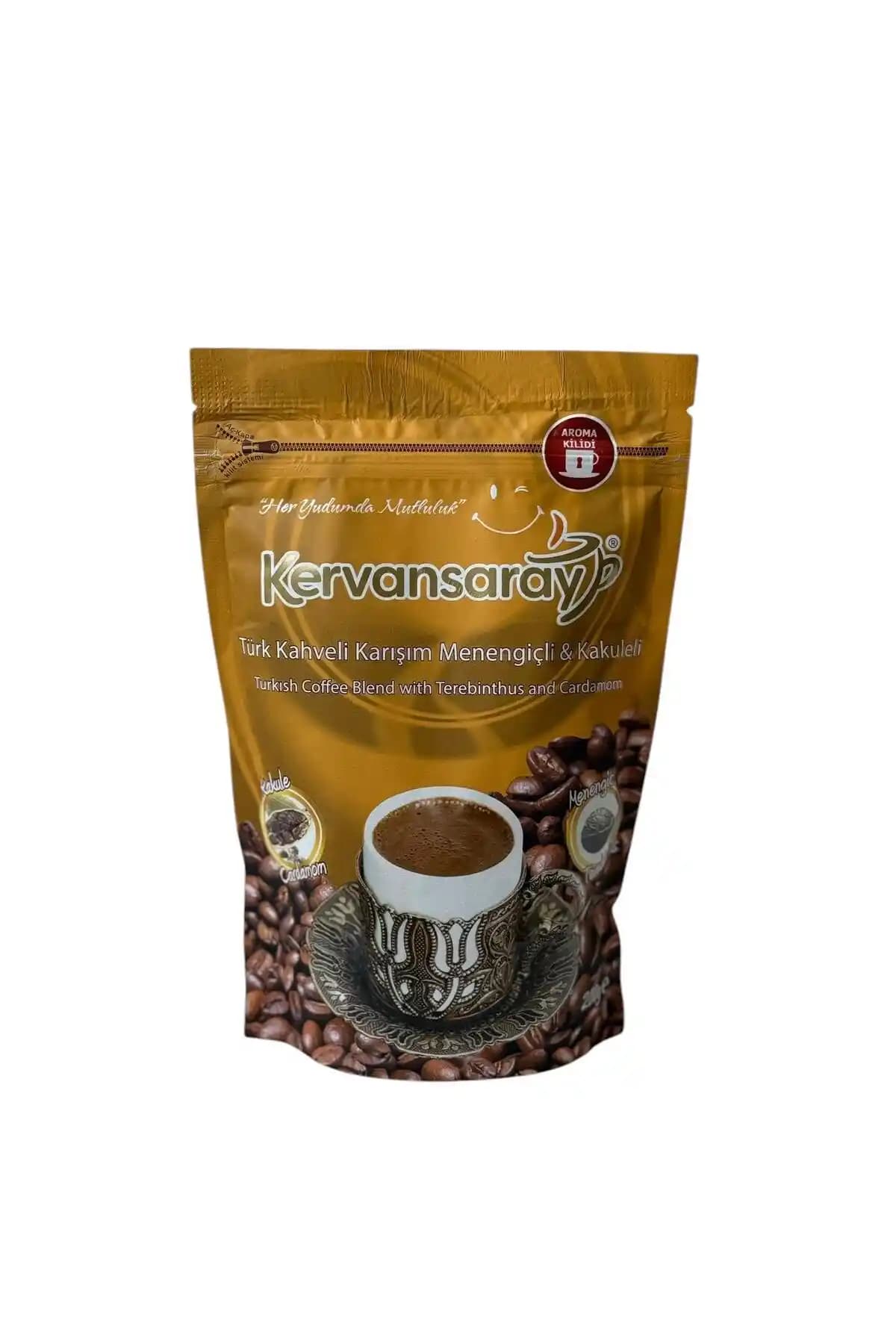 Kervansaray Kahve: Menengiçli ve Kakuleli Türk Kahvesi Karışımı, Aroma ve Yumuşak İçim
