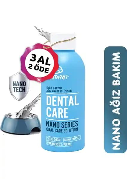 Metapet Nano Series Köpek Ağız Bakım Suyu: Ağız Kokusunu Azaltır ve Tartar Kontrolü Sağlar