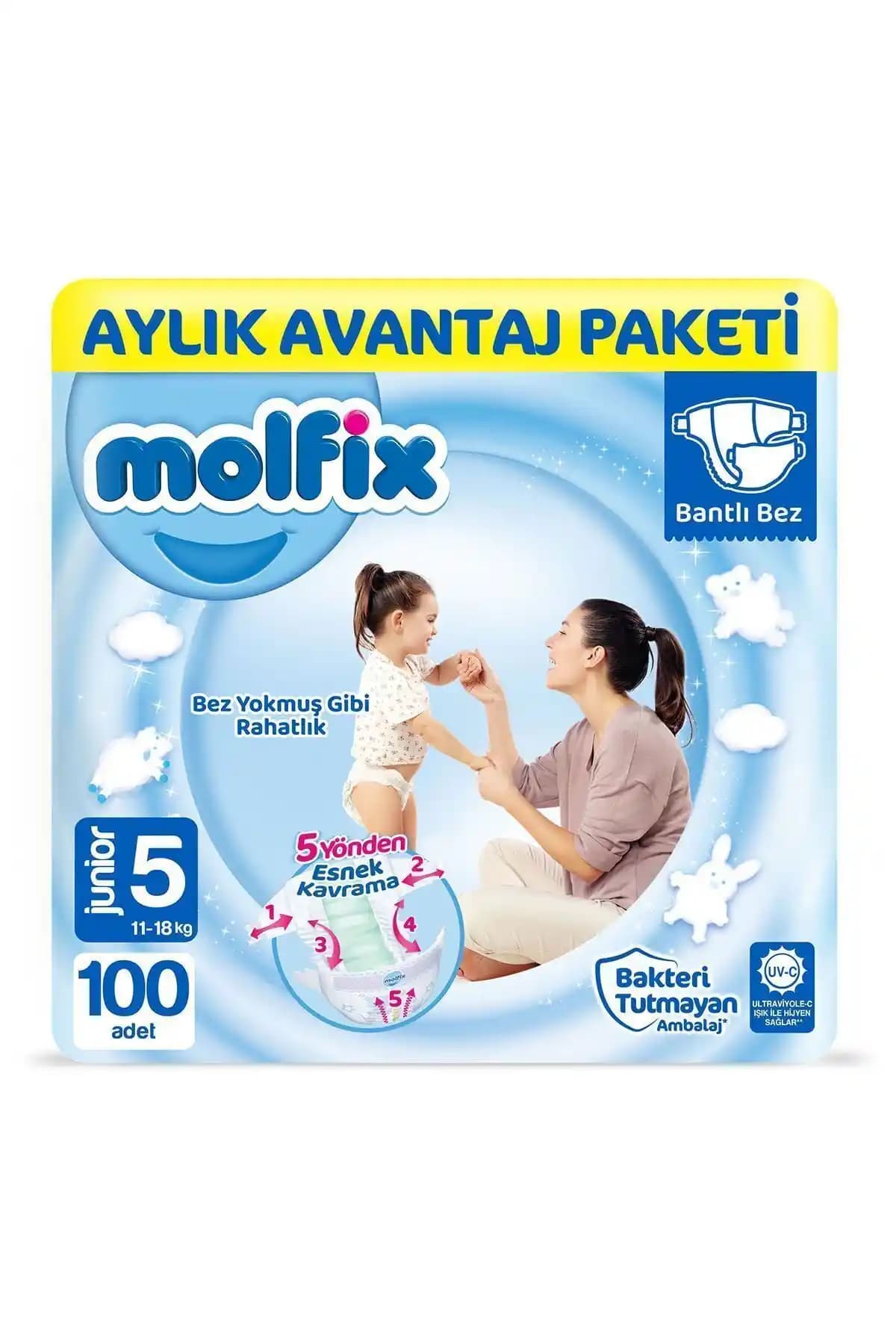 Molfix Bantlı Bebek Bezi 5. Beden: Konfor, Sızdırmazlık ve Güvenlik İncelemesi