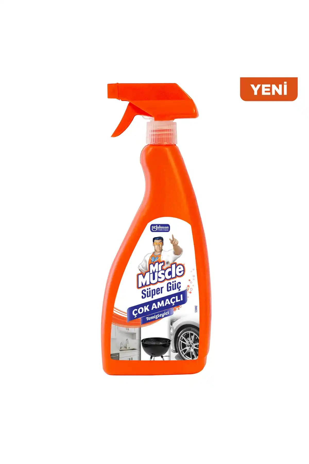 Mr. Muscle Süper Güç Çok Amaçlı Temizleyici 750 ml: Yağlı Kirleri Hızlı Çözen