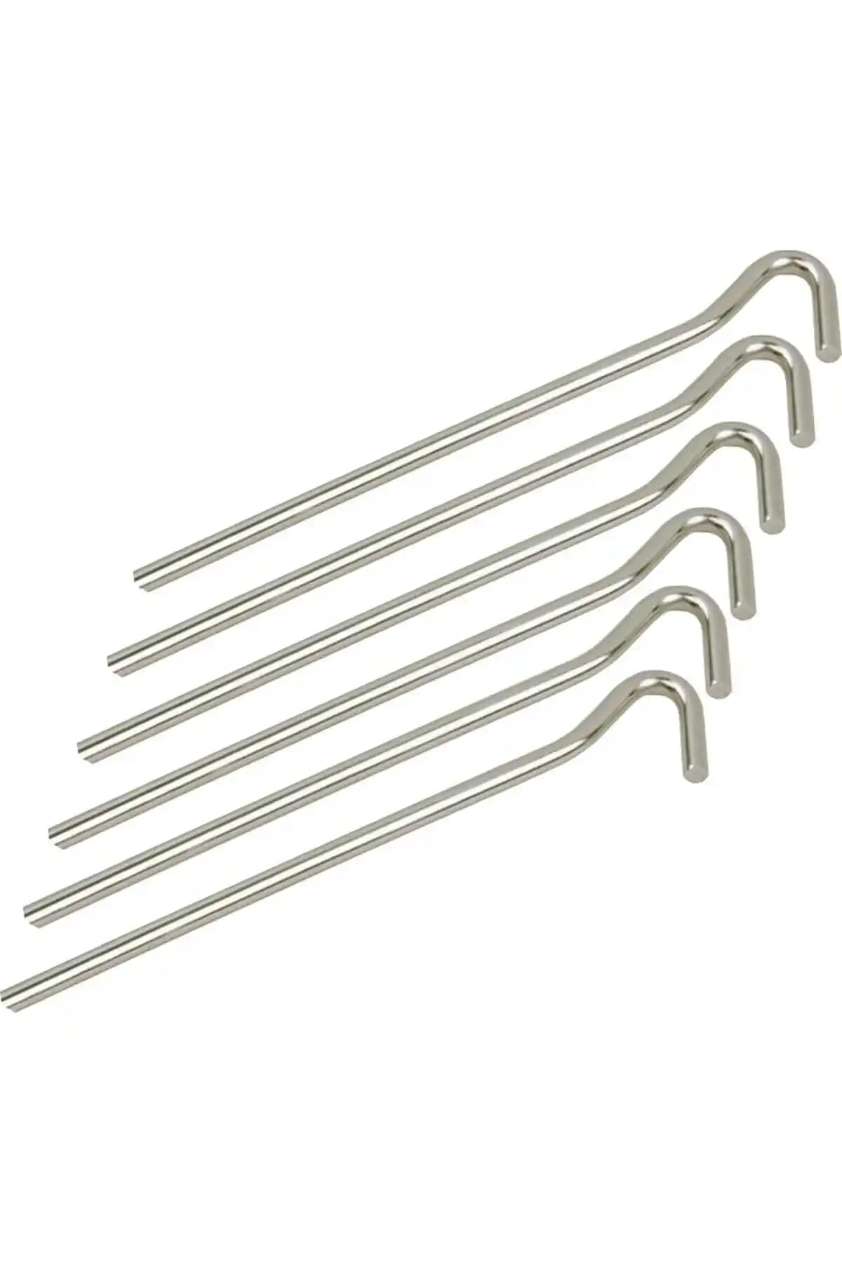 MsY Trend 6’lı Çelik Çadır Kazığı Takımı: 20 cm x 5 mm, Tente ve Branda Sabitleme İçin