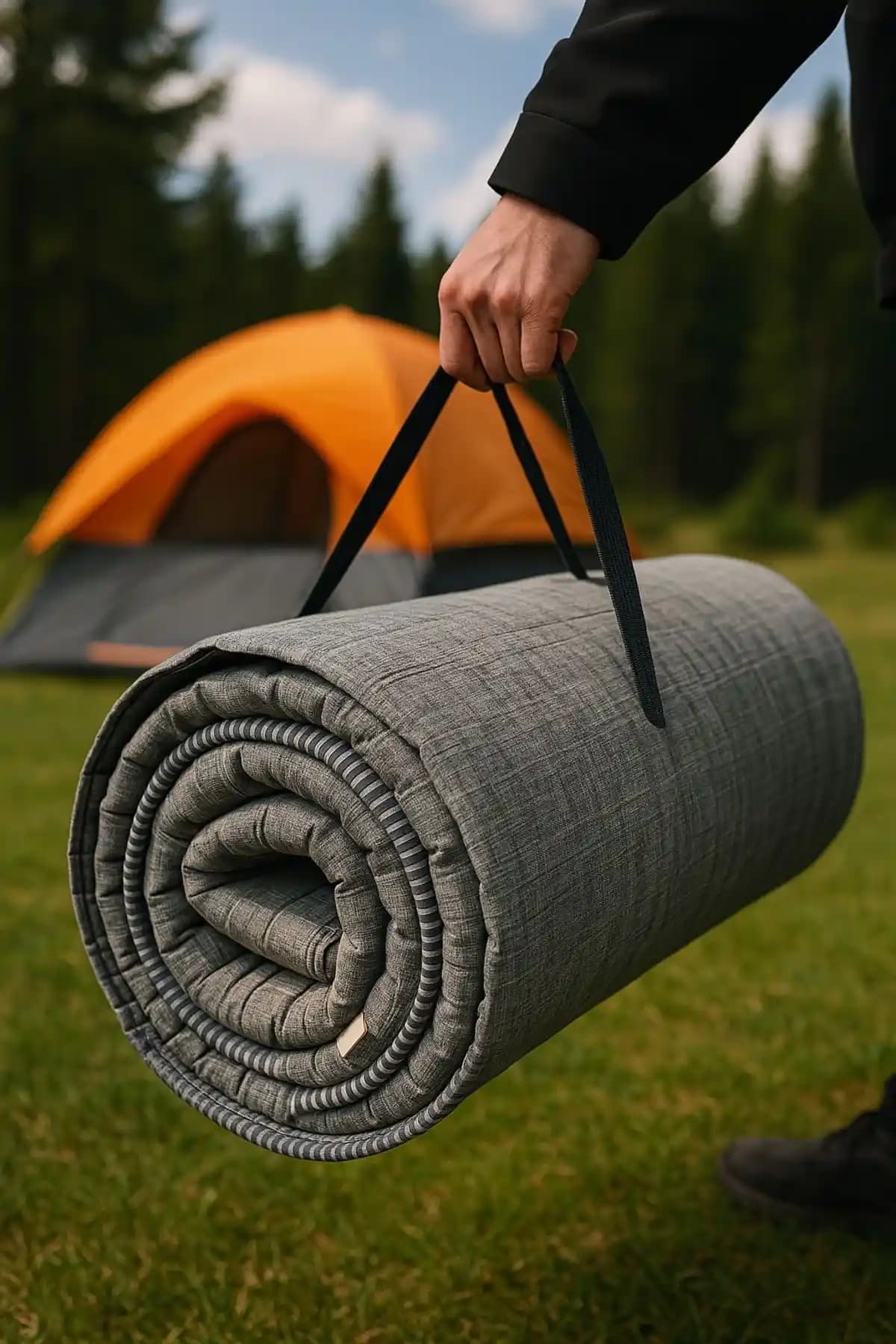 Nesia Taşınabilir Katlanabilir Yatak: Kamp ve Misafir İçin Konforlu Ek Yatak