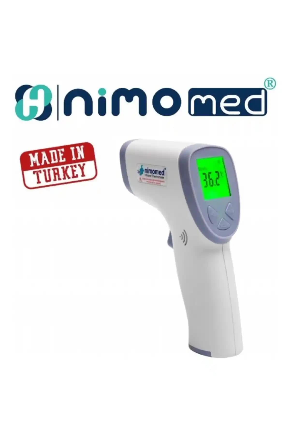 Nimomed Nimo Temassız Ateş Ölçer: Hijyenik ve Hızlı Ölçüm ile Çoklu Değer Takibi