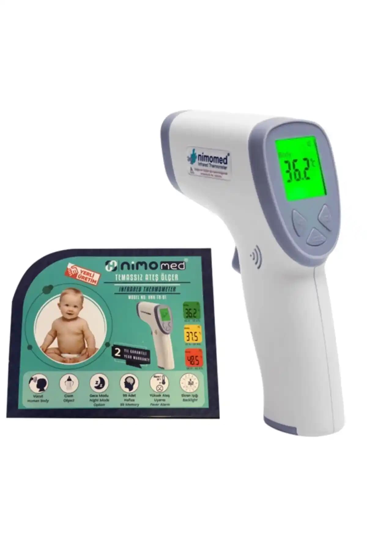 Nimomed Temassız Ateş Ölçer Hnk-tb-01: Uzaktan Vücut Sıcaklığı Ölçümü ve Güvenilirlik