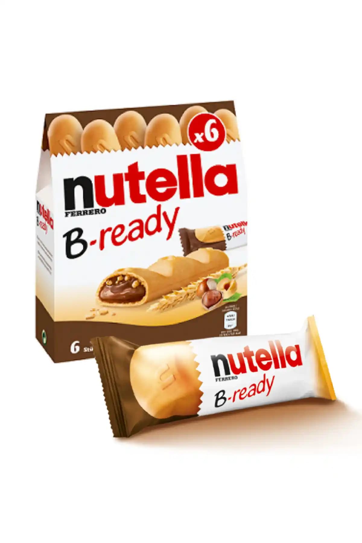 Nutella B-ready 132 g: Türkiye'de üretilen wafer dolgulu çikolatalı atıştırmalığın tanıtımı