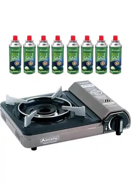 Orcamp Portatif Kamp Ocağı: Gaz Stop Emniyetiyle Güvenli, Hızlı Isıtmalı Taşınabilir Mutfak