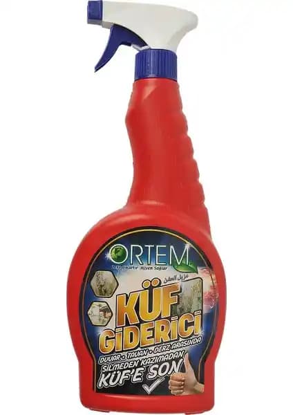 Ortem Küf Giderici Sprey 750 ml: Banyodaki Küf ve Kalıntılar İçin Güçlü Temizleme Çözümü