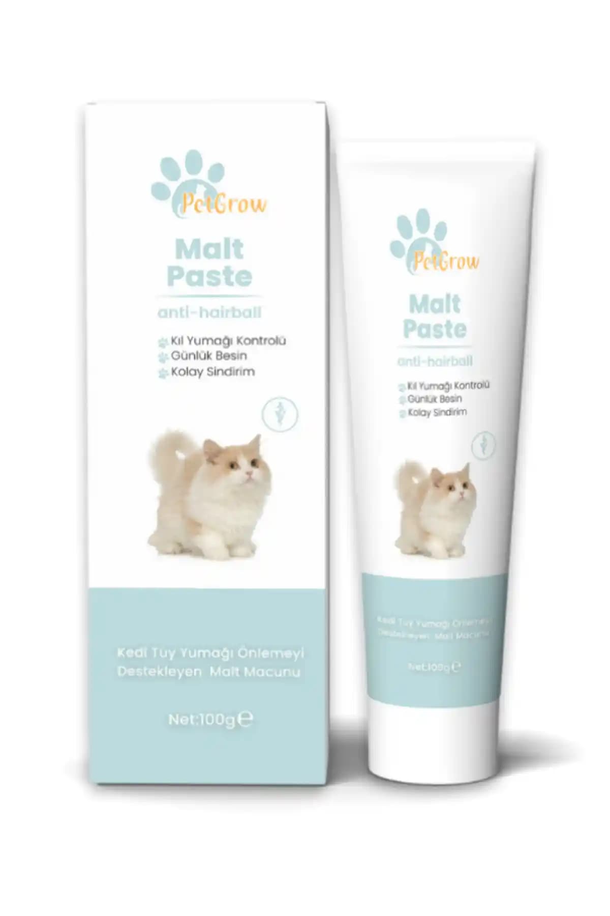 PetGrow Kedi Malt Macun 100 g: Tüy Yumağı Önleyici Doğal Çözüm ve Kullanım Notları