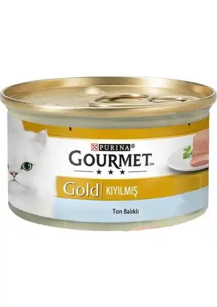 Purina Gourmet Gold Kıyılmış Ton Balığı 85 g – Güvenli ve Dengeli Porsiyon Kedi Konservesi