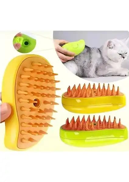 Rojame Buharlı Silikon Fırça ile Evcil Hayvan Tüylerini Nazik ve Etkili Temizleme Deneyimi