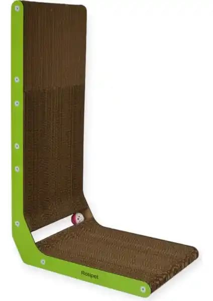 Rotipet L Şekilli Kedi Tırmalama Ünitesi, Karton MDF Malzemeli 28x42x68 cm İç Mekan Uyumlu