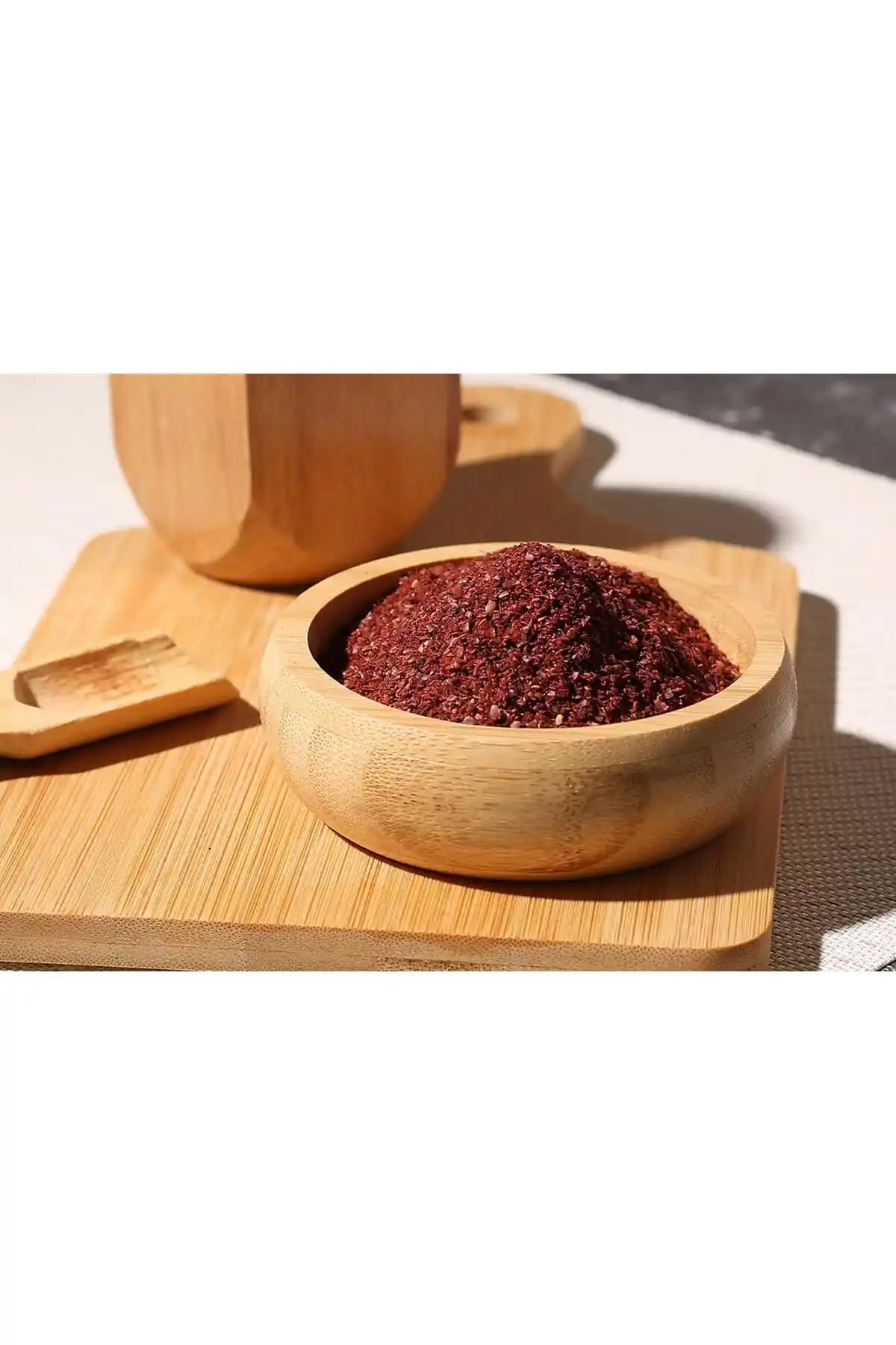 Sumak Tozu 250 g: Doğal, Kilitli Ambalajlı, Ekşi ve Narenciye Benzeri Aroma