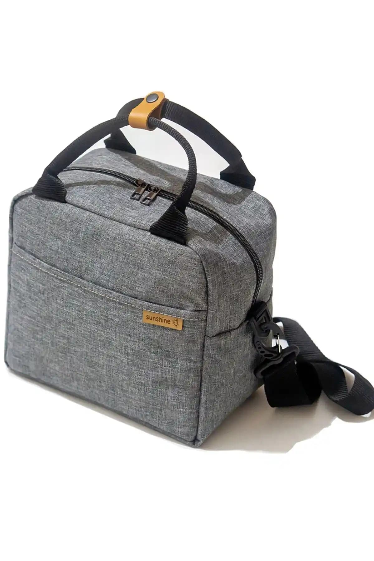 Sunshine Gri Termal Çanta: Su Geçirmez Isı İzolasyonlu Gıda Taşıma ve Bebek Bakımı Uygun