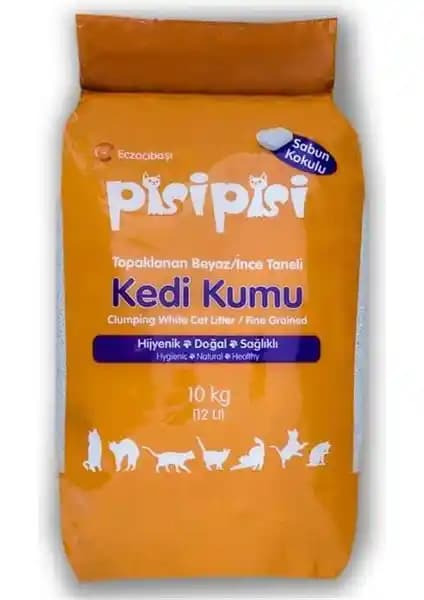 Topaklanan Kedi Kumu Aloe Vera Kokulu ve Toz Azaltıcı 10 kg Ambalajı ile Koku Kontrolü