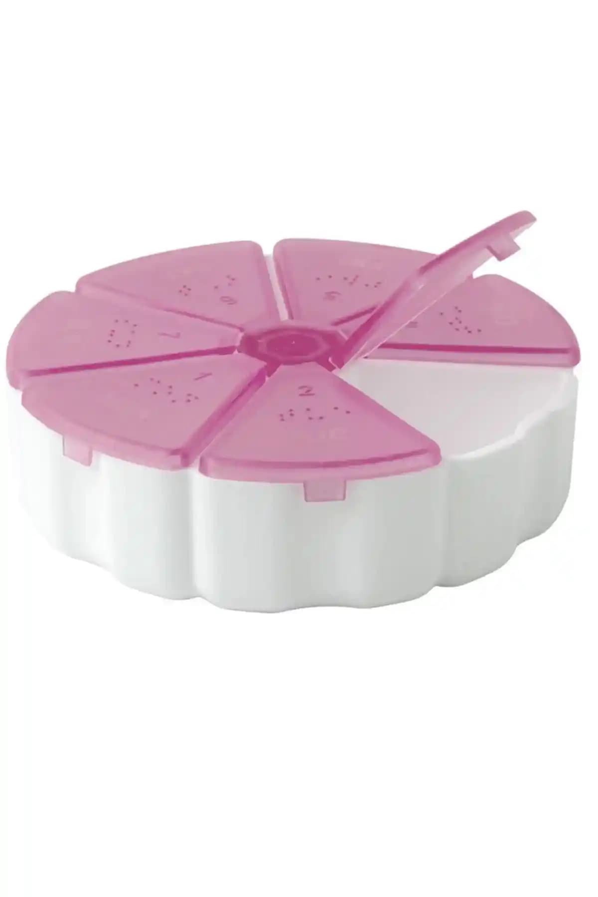 Türkiye Kökenli Beş Bölmeli Pembe Haftalık İlaç Kutusu: Taşıma ve Güvenli Kullanım