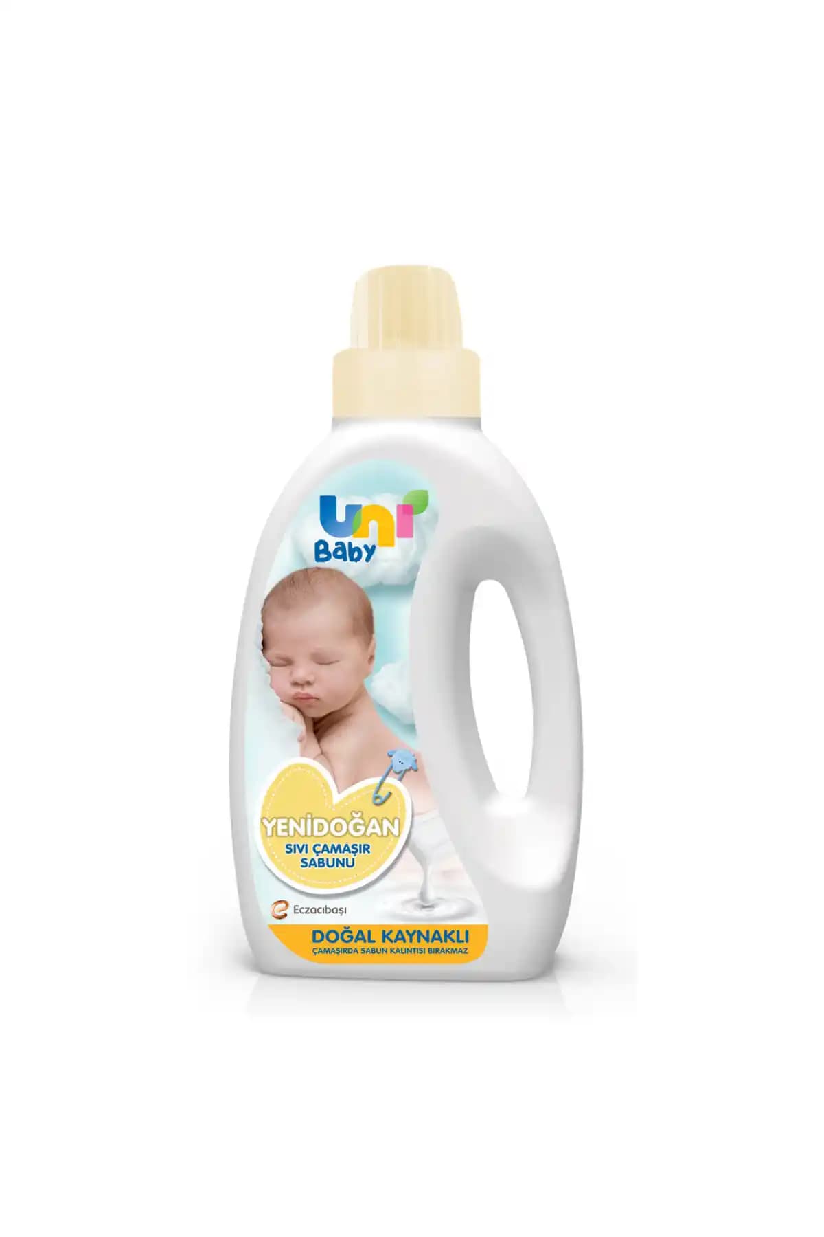 Uni Baby Yenidoğan Çamaşır Sabunu (1500 ml) - Bitkisel, Hipoalerjenik ve Lekeye Uygun