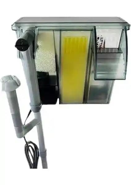 Valkyrie Filtre Kafa: Şelale İç Filtre 3W, 280 L/saat, Üçlü Filtre ve Yüzey Temizleyici