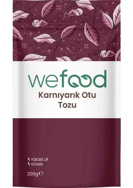 Wefood Karnıyarık Otu Tozu: Psyllium ile lif kaynağı ve bağlayıcı özellikler