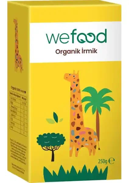 Wefood Kids Organik Bebek İrmiği: İnce Yapılı, Organik Sertifikalı Besin Kaynağı