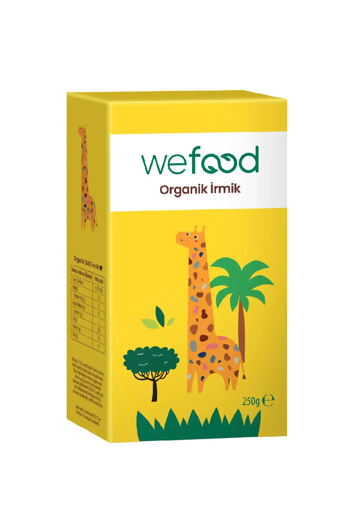 Wefood Kids Organik Irmik: Bebekler İçin İnce Taneli, Güvenli ve Kolay Hazırlanan Irmik