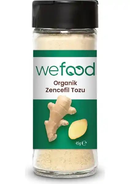 Wefood Organik Zencefil Tozu 45 g ile mutfakta güvenilir ve pratik çok yönlü kullanım