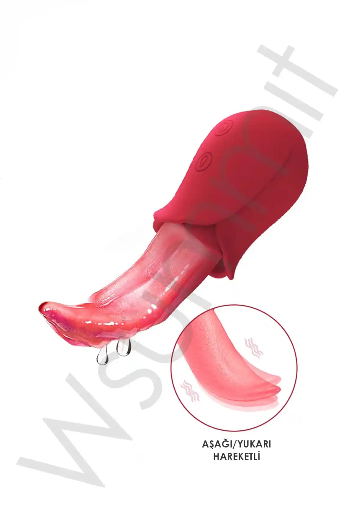 WSummıt Vicky Şarjlı Titreşimli Mini Dil Vibratörü: Klitoris, Meme Ucu ve Anal Uyarımı