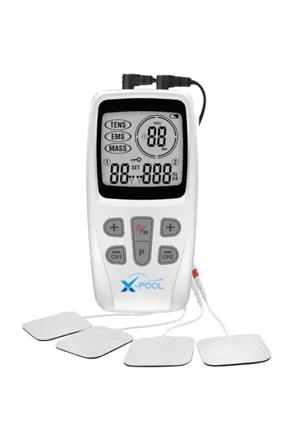 X Pool Portatif Fizyoterapi Cihazı: TENS, EMS ve Masaj Modları ile Evde Ağrı Kontrolü