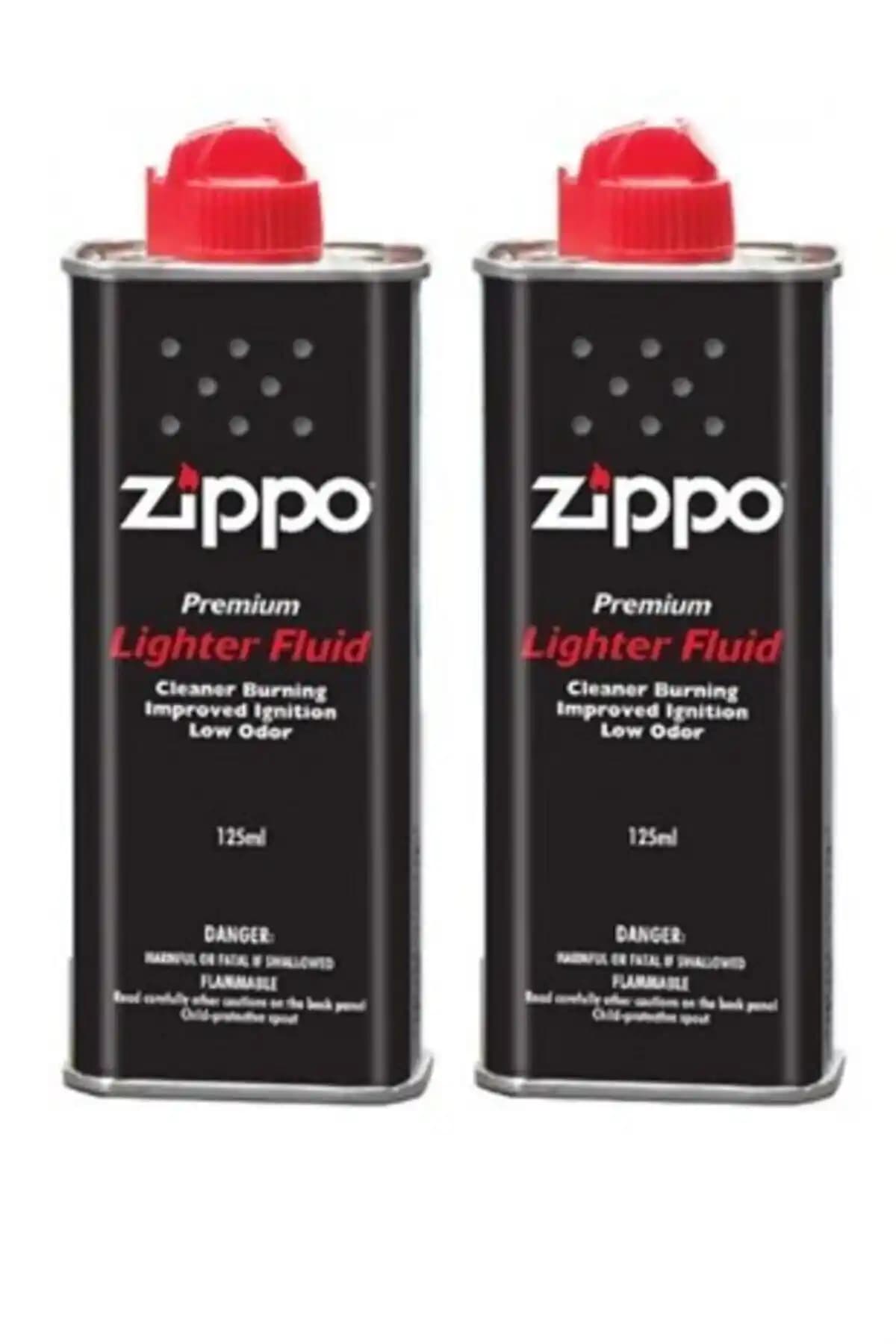Zippo Orijinal 125 ml Çakmak Benzini (İki Adet) – Güvenli Kapak, Dayanıklılık