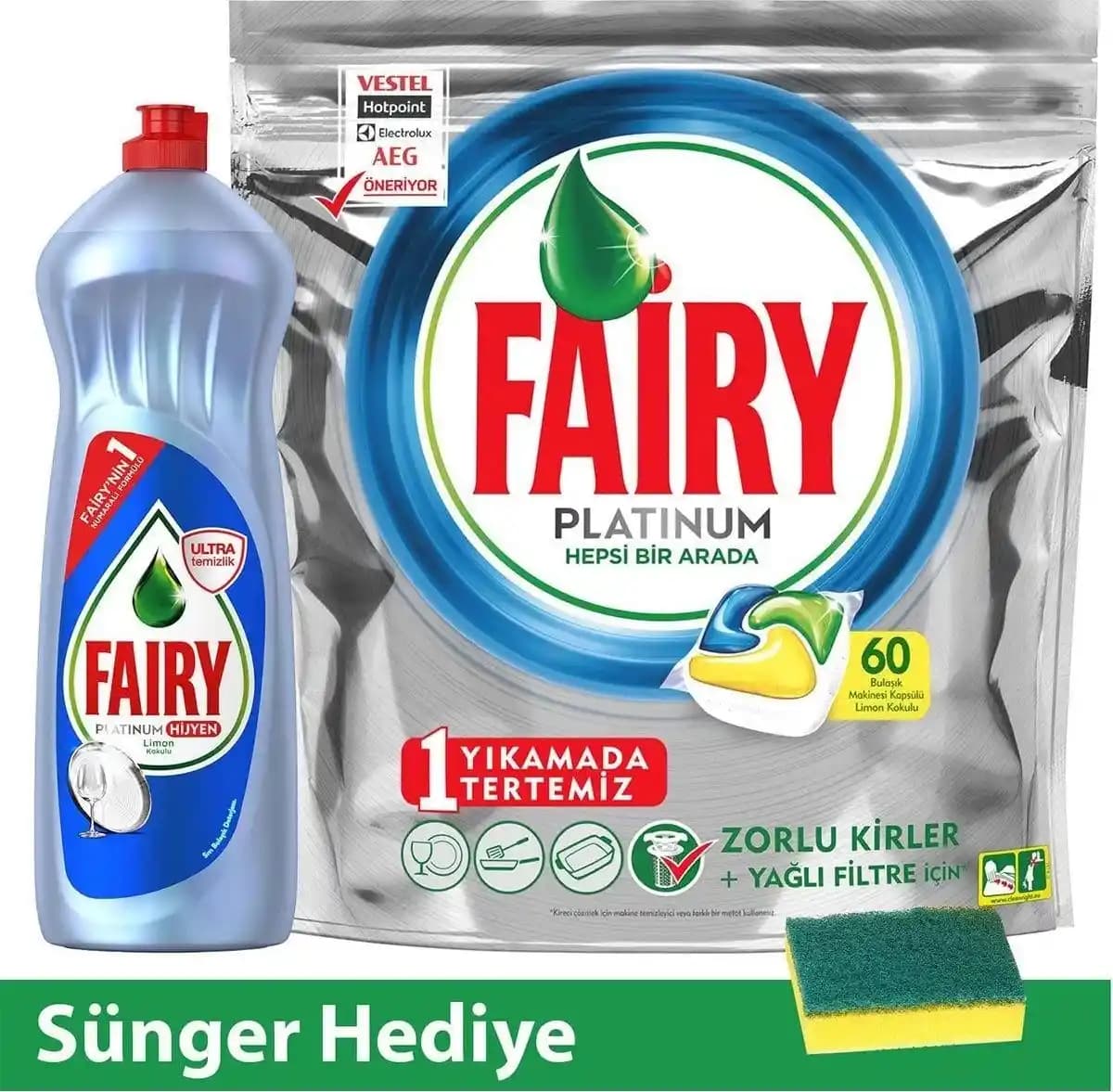 60 litrelik Fairy deterjan: ekonomik ve çevreci büyük hacimli temizlik ürünü seçeneği