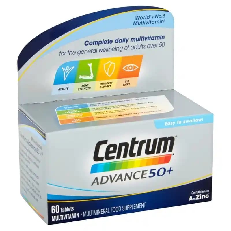 Centrum Advance 50+ Ürünü ve Piyasa Konumu: Yaşlılar İçin Güvenilir Takviye Seçenekleri