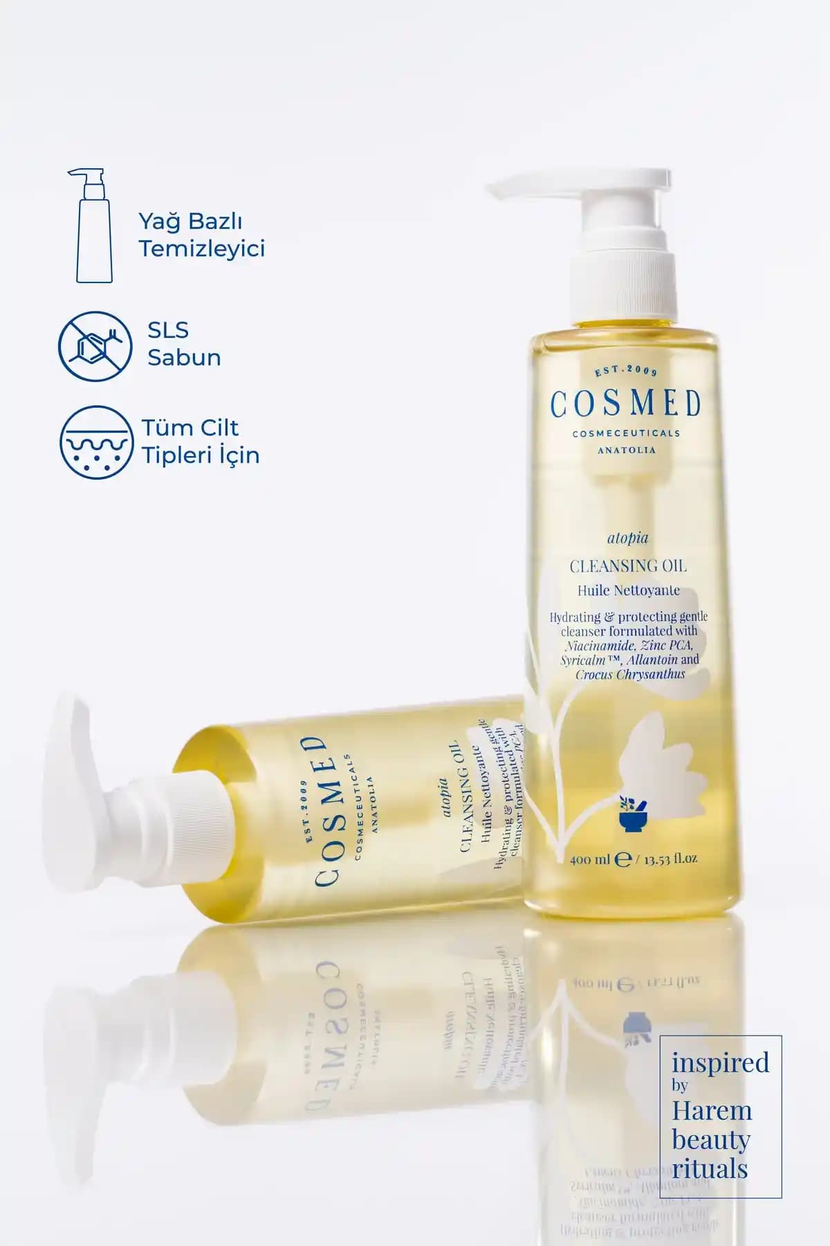 Cosmed Yüz Temizleme Yağı: Hassas ve Kuruluğa Uygun Cilt Temizleme Çözümü