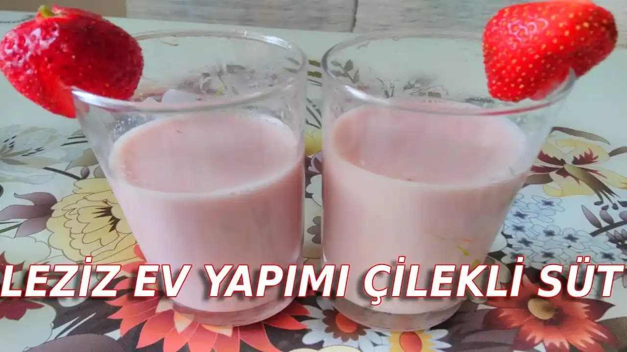 Evde Çilekli Süt Yapımı: Adım Adım Sağlıklı ve Lezzetli Tarif Rehberi