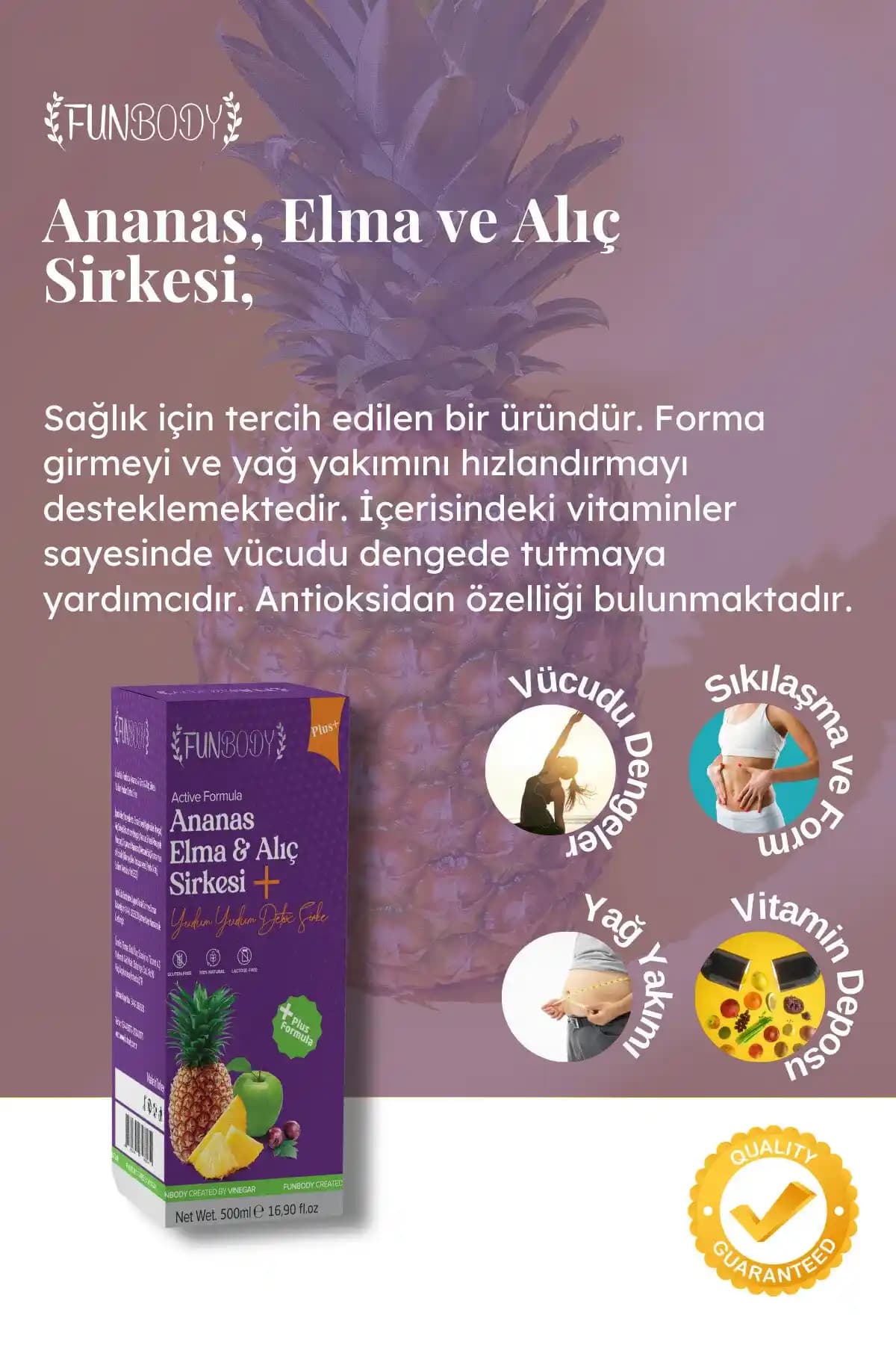 Funbody sirke: Doğal içeriklerle çok yönlü temizlik ve bakım ürünü