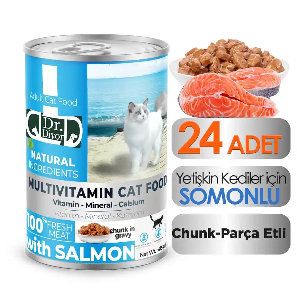 Kediler İçin Somon İçerikli Mama Seçenekleri ve Tüy Sağlığı Üzerindeki Etkileri