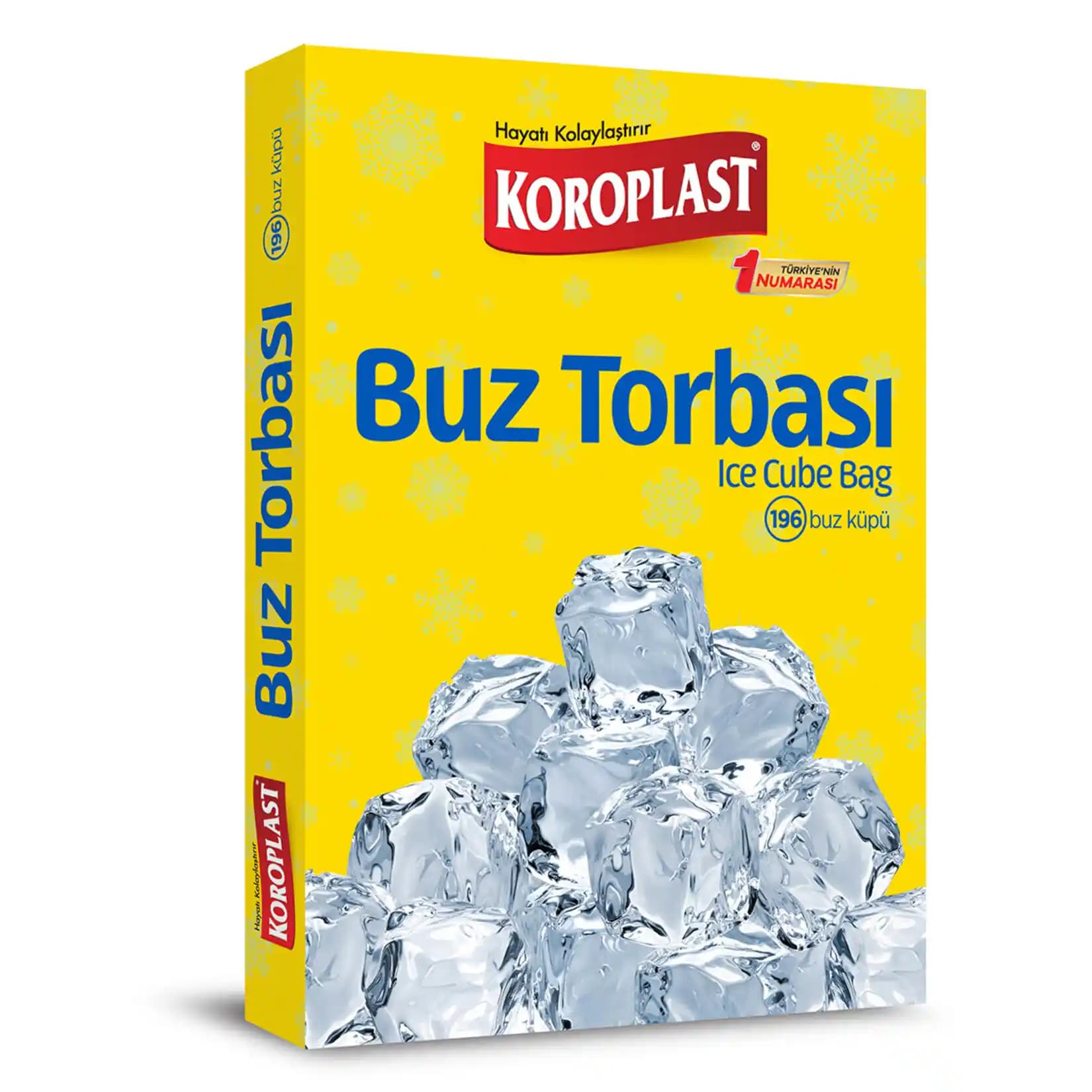 Koroplast Buz Torbası 7'li 196 Küp Seti: Pratik ve Güvenilir Buz Saklama Çözümü