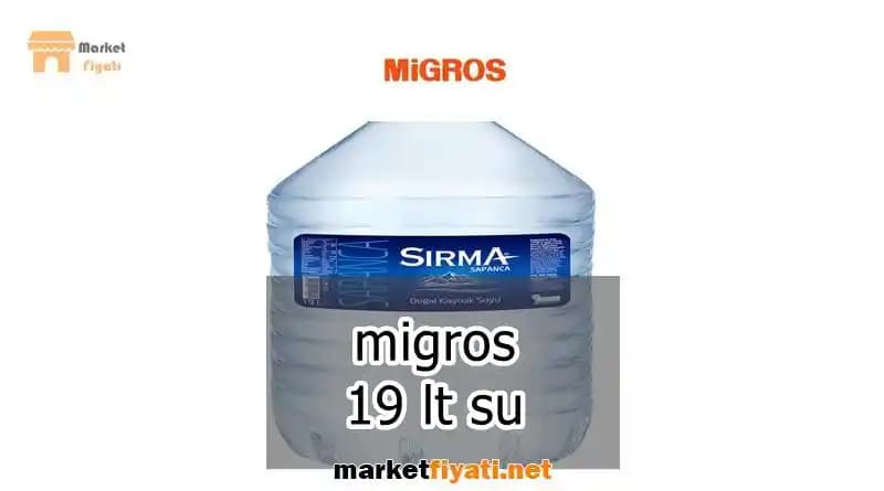 Migros'un Online Platformunda 19 Litre Su ve Ev İhtiyaçları Ürünleri Hakkında Bilgi