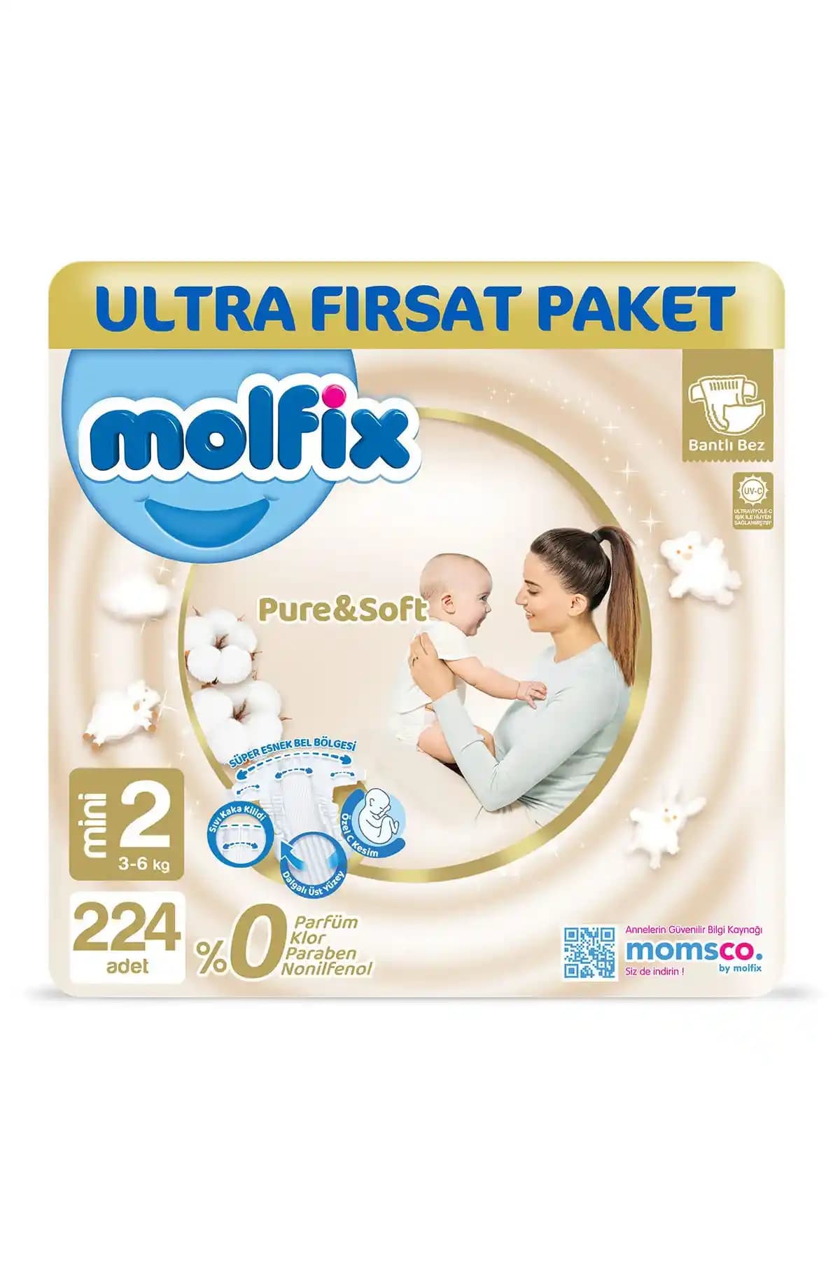 Molfix Pure Soft Bebek Bezi Özellikleri ve Kullanım Avantajları