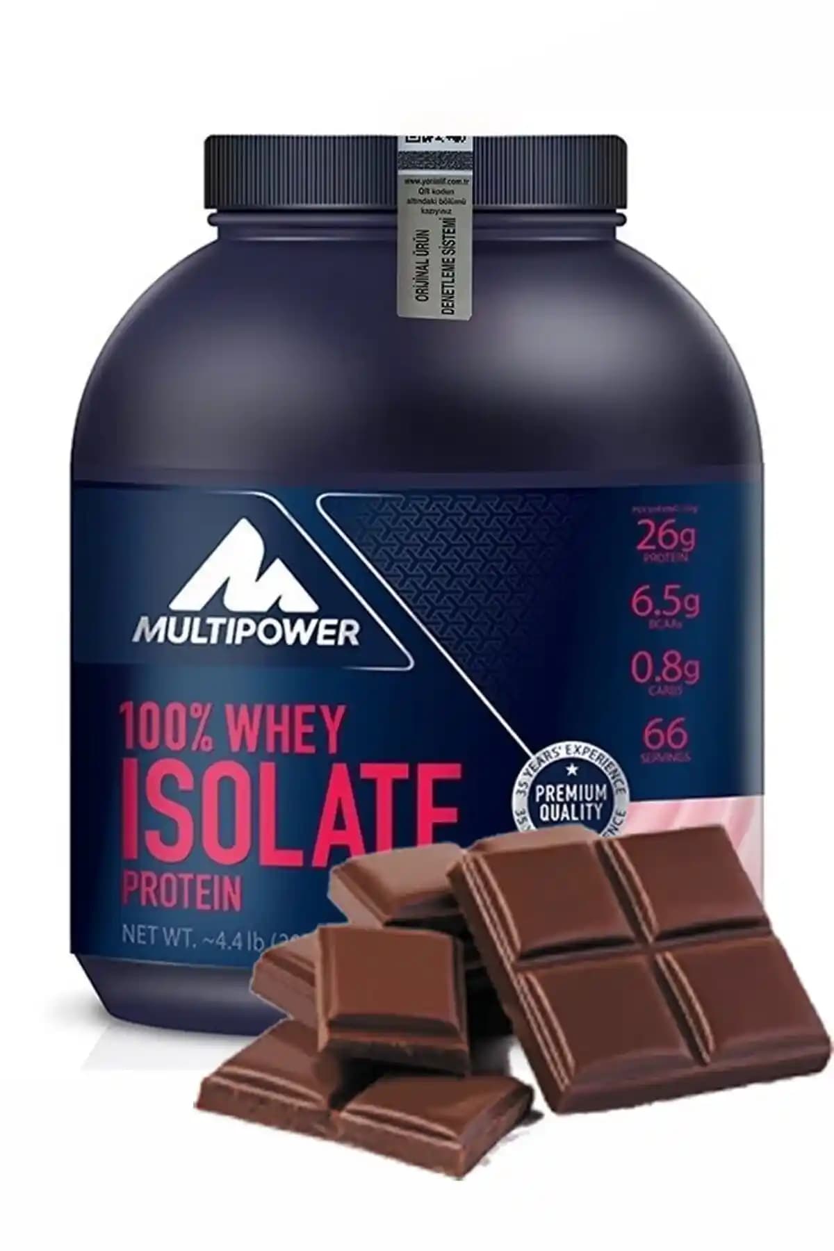 Multipower Whey İzole 100 Protein Tozu Yüksek Kaliteli Kas Gelişimi Destekleyici Ürün
