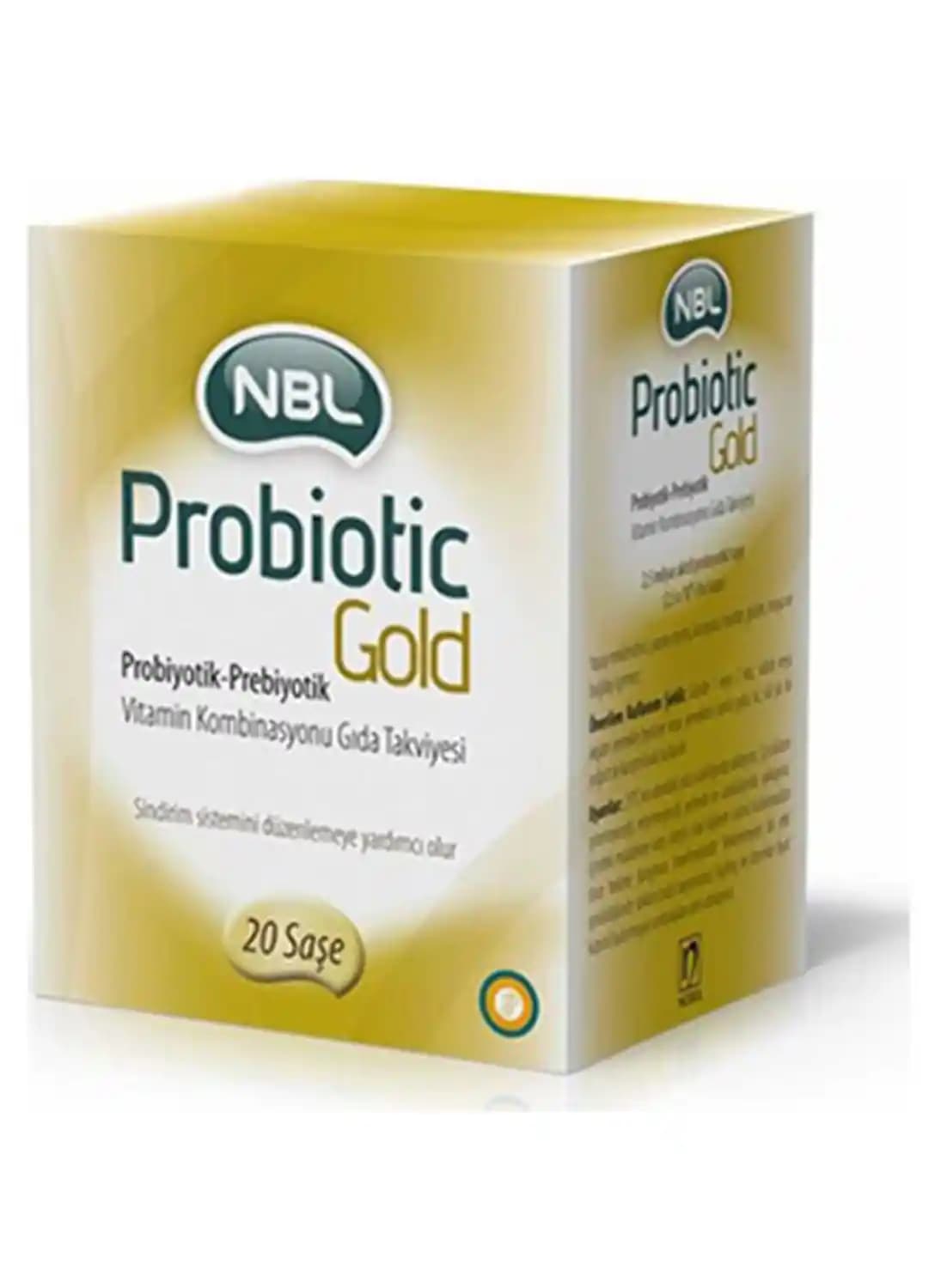 NBL Probiyotik Gold 20 Saşe ile Bağırsak Sağlığını Güçlendiren Etkili Takviye