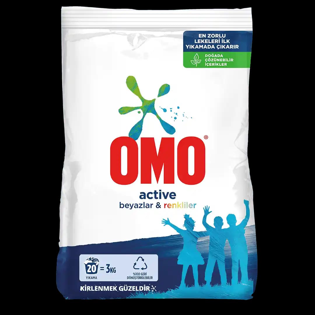 Omo'nun Renkli ve Beyaz Çamaşır Ürünleri: Günlük Temizlikte Çeşitlilik ve Uygunluk