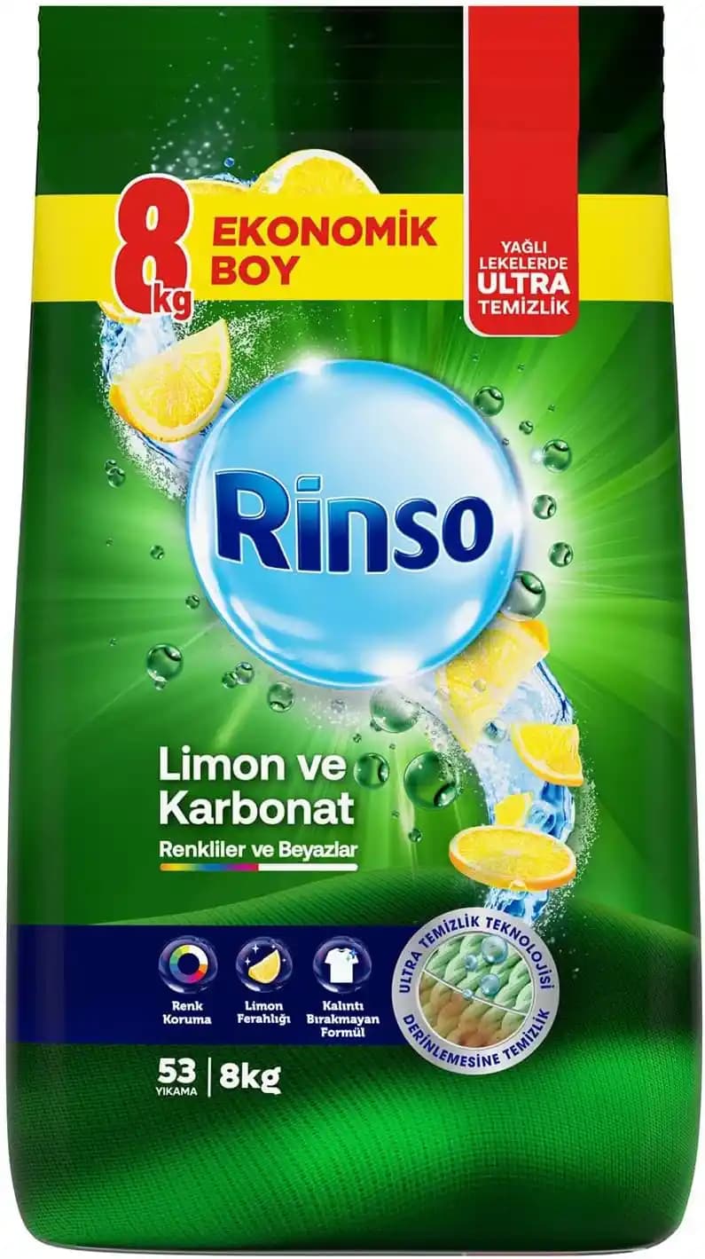 Rinso 8 kg Çamaşır Deterjanı: Ekonomik ve Etkili Temizlik Çözümü