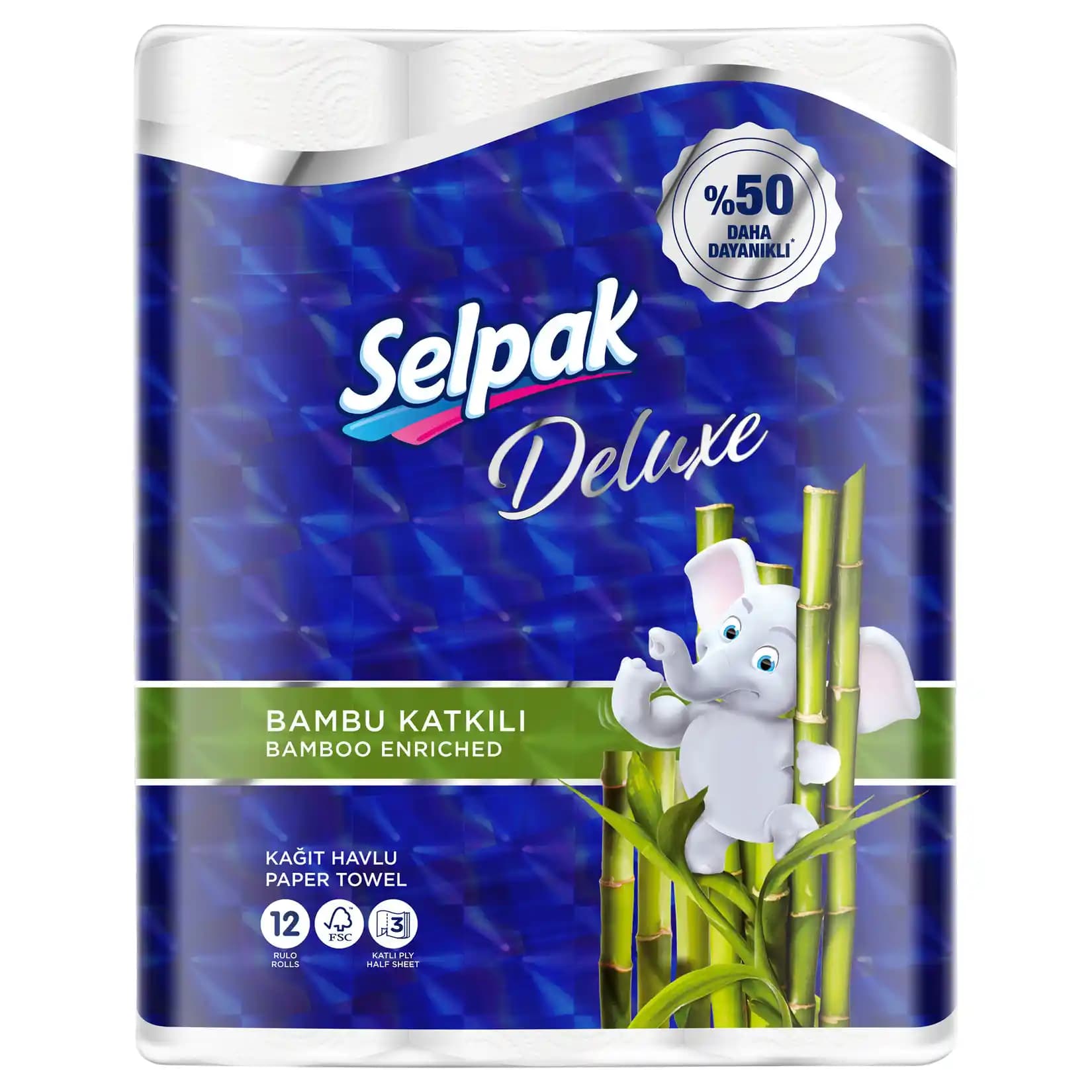 Selpak Deluxe Bambu Katkılı Havlu: Doğal ve Hijyenik Temizlik İçin Çevre Dostu Seçenek