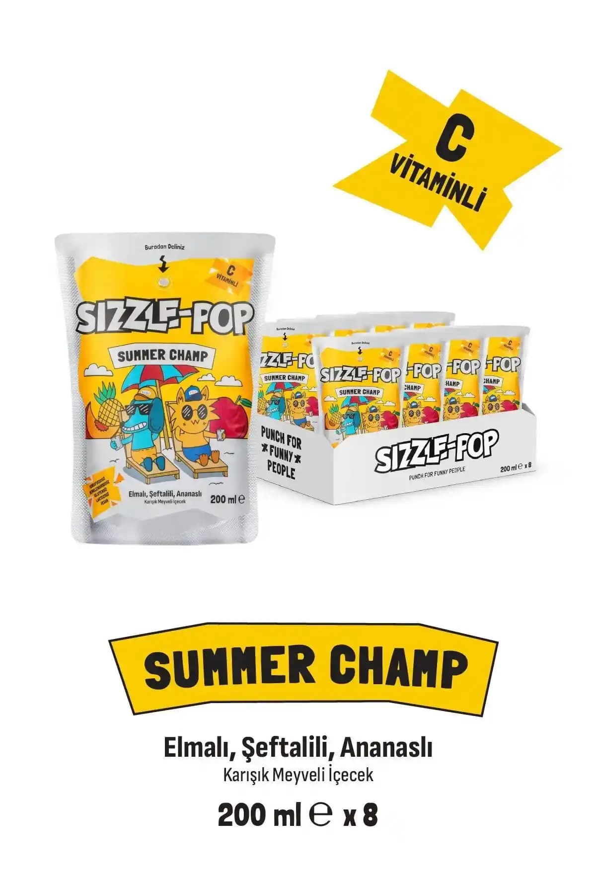 Sizzle Pop Meyve Suyu: Çocuklar ve Gençler İçin Renkli ve Pratik Bir Sağlıklı İçecek Seçeneği