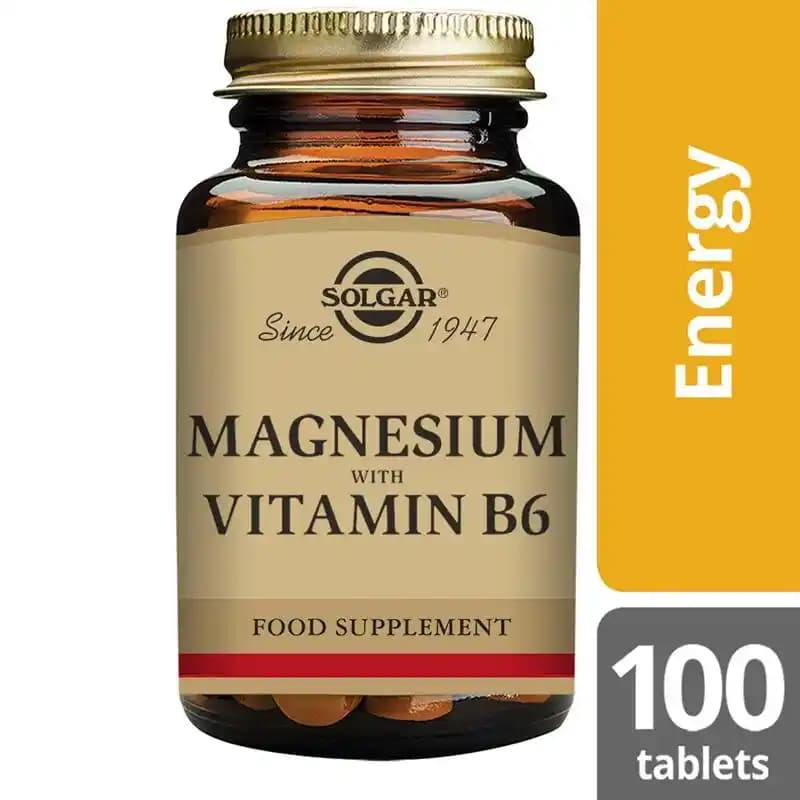 Solgar Magnezyum ve B6 Vitamini Takviyesi ile Sağlıklı Yaşam Destekleri